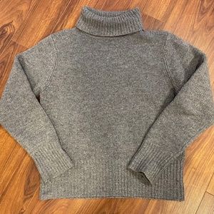 Club Monaco Men's Medium-Large 100% Lambswool Turtleneck Sweater